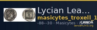 Lycian League Masicytes Troxell 1982 4.91 — CANOA