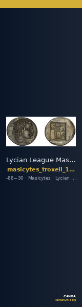 Lycian League Masicytes Troxell 1982 4.92 — CANOA