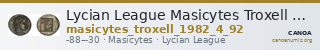 Lycian League Masicytes Troxell 1982 4.92 — CANOA
