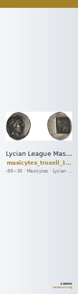 Lycian League Masicytes Troxell 1982 4.97 — CANOA