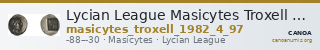 Lycian League Masicytes Troxell 1982 4.97 — CANOA