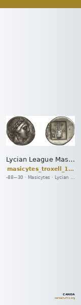 Lycian League Masicytes Troxell 1982 4.98 — CANOA