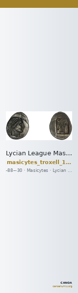 Lycian League Masicytes Troxell 1982 4.99 — CANOA