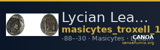 Lycian League Masicytes Troxell 1982 4.99 — CANOA