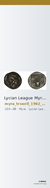 Lycian League Myra Troxell 1982 2.28 — CANOA