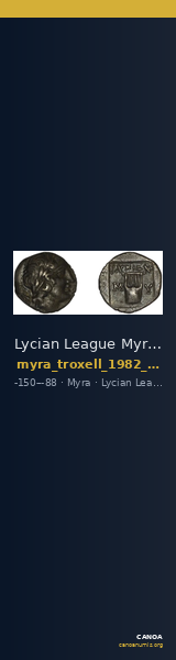 Lycian League Myra Troxell 1982 2.28 — CANOA