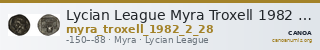 Lycian League Myra Troxell 1982 2.28 — CANOA