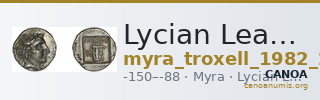 Lycian League Myra Troxell 1982 2.30 — CANOA