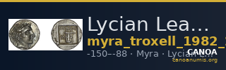 Lycian League Myra Troxell 1982 2.30 — CANOA