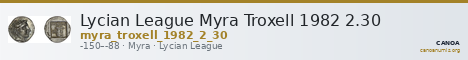 Lycian League Myra Troxell 1982 2.30 — CANOA