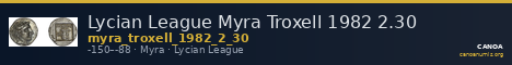 Lycian League Myra Troxell 1982 2.30 — CANOA