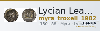 Lycian League Myra Troxell 1982 2.31 — CANOA