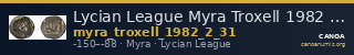 Lycian League Myra Troxell 1982 2.31 — CANOA