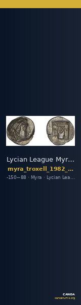 Lycian League Myra Troxell 1982 2.34 — CANOA