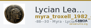 Lycian League Myra Troxell 1982 4.101 — CANOA