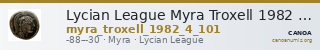 Lycian League Myra Troxell 1982 4.101 — CANOA