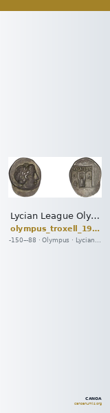 Lycian League Olympus in Lycia Troxell 1982 2.41 — CANOA