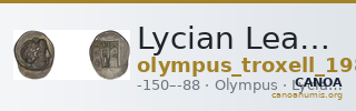 Lycian League Olympus in Lycia Troxell 1982 2.41 — CANOA
