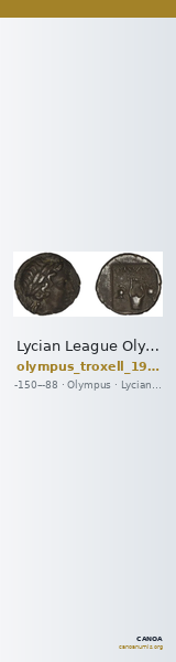Lycian League Olympus in Lycia Troxell 1982 2.42 — CANOA