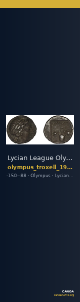 Lycian League Olympus in Lycia Troxell 1982 2.42 — CANOA
