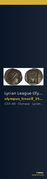 Lycian League Olympus in Lycia Troxell 1982 2.44 — CANOA
