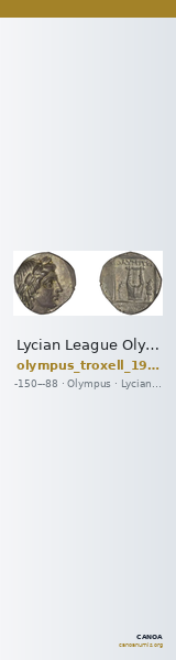 Lycian League Olympus in Lycia Troxell 1982 2.45 — CANOA