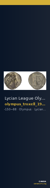 Lycian League Olympus in Lycia Troxell 1982 2.45 — CANOA