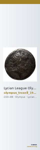 Lycian League Olympus in Lycia Troxell 1982 2.51 — CANOA