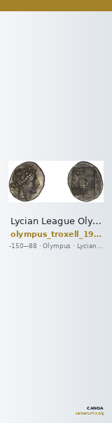 Lycian League Olympus in Lycia Troxell 1982 2.52 — CANOA