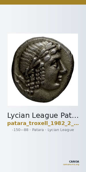 Lycian League Patara Troxell 1982 2.14 — CANOA