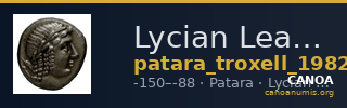 Lycian League Patara Troxell 1982 2.14 — CANOA