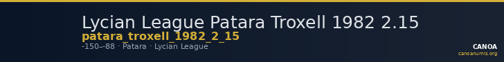 Lycian League Patara Troxell 1982 2.15 — CANOA