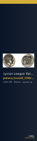 Lycian League Patara Troxell 1982 2.16 — CANOA