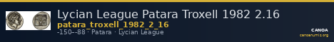 Lycian League Patara Troxell 1982 2.16 — CANOA