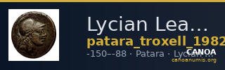 Lycian League Patara Troxell 1982 2.17 — CANOA