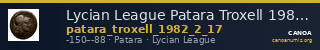 Lycian League Patara Troxell 1982 2.17 — CANOA