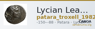 Lycian League Patara Troxell 1982 2.18 — CANOA