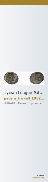 Lycian League Patara Troxell 1982 2.20 — CANOA