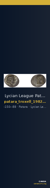 Lycian League Patara Troxell 1982 2.20 — CANOA