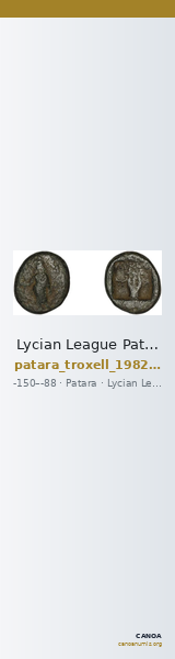 Lycian League Patara Troxell 1982 3.68 — CANOA