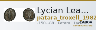 Lycian League Patara Troxell 1982 3.68 — CANOA