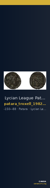 Lycian League Patara Troxell 1982 3.70 — CANOA