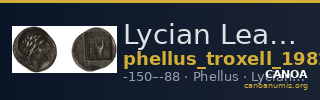 Lycian League Phellus Troxell 1982 2.21 — CANOA