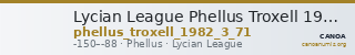 Lycian League Phellus Troxell 1982 3.71 — CANOA