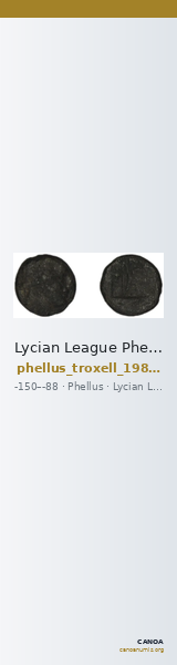 Lycian League Phellus Troxell 1982 3.72 — CANOA