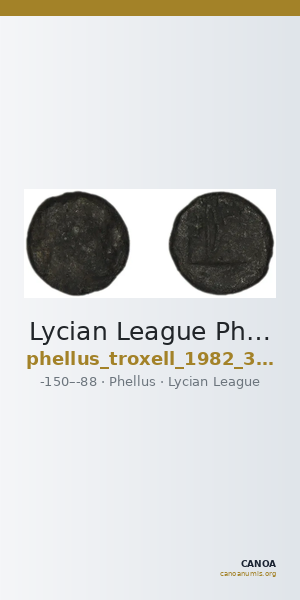 Lycian League Phellus Troxell 1982 3.72 — CANOA