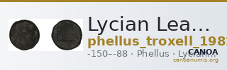 Lycian League Phellus Troxell 1982 3.72 — CANOA