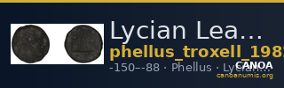 Lycian League Phellus Troxell 1982 3.72 — CANOA