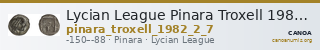 Lycian League Pinara Troxell 1982 2.7 — CANOA