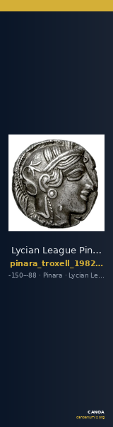 Lycian League Pinara Troxell 1982 3.61 — CANOA